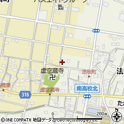 静岡県浜松市中央区法枝町559周辺の地図