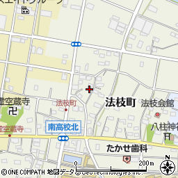 静岡県浜松市中央区法枝町541周辺の地図