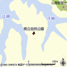 蟠竜湖県立自然公園周辺の地図