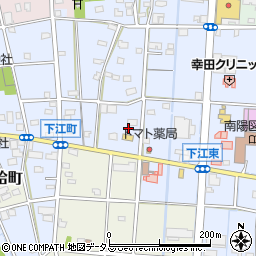 静岡県浜松市中央区下江町254周辺の地図
