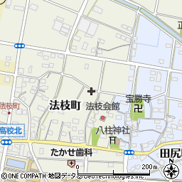 静岡県浜松市中央区法枝町477周辺の地図