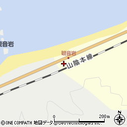 島根県益田市高津町377周辺の地図