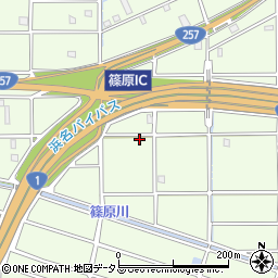 静岡県浜松市中央区篠原町20772周辺の地図