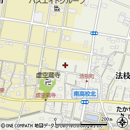 静岡県浜松市中央区法枝町556周辺の地図