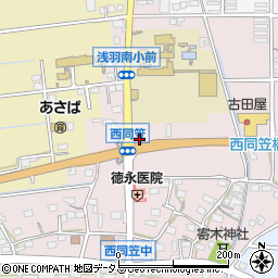 静岡県袋井市西同笠96-1周辺の地図
