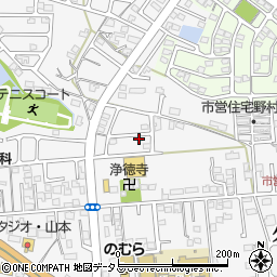三重県津市久居野村町3057周辺の地図
