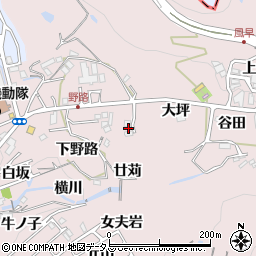 兵庫県神戸市須磨区妙法寺大坪周辺の地図