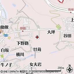 兵庫県神戸市須磨区妙法寺（大坪）周辺の地図