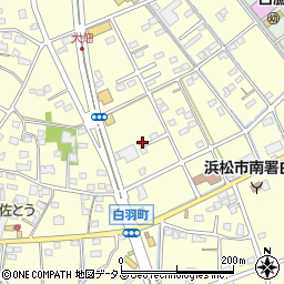 静岡県浜松市中央区白羽町621周辺の地図