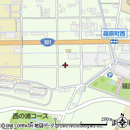 静岡県浜松市中央区篠原町23347周辺の地図