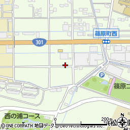 静岡県浜松市中央区篠原町23350周辺の地図