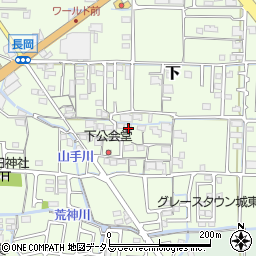 岡山県岡山市中区下201周辺の地図