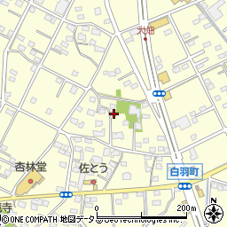 静岡県浜松市中央区白羽町716周辺の地図