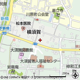 静岡県掛川市横須賀935周辺の地図
