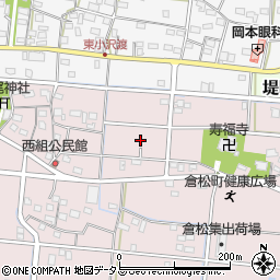 静岡県浜松市中央区倉松町140周辺の地図