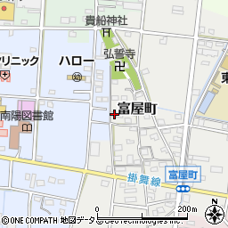 静岡県浜松市中央区富屋町16周辺の地図