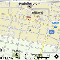 静岡県浜松市中央区新橋町1549周辺の地図