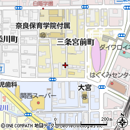 〒630-8121 奈良県奈良市三条宮前町の地図