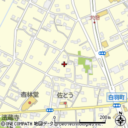 静岡県浜松市中央区白羽町721周辺の地図