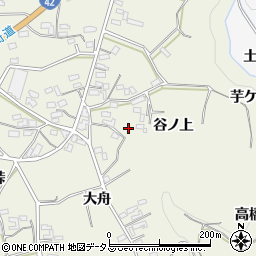 愛知県豊橋市小島町谷ノ上周辺の地図