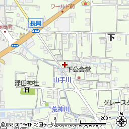 岡山県岡山市中区下208周辺の地図