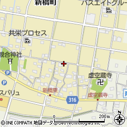 静岡県浜松市中央区新橋町1293周辺の地図