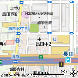 大阪メルカート協同組合会館周辺の地図
