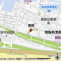 浜松市立　舞阪幼稚園周辺の地図
