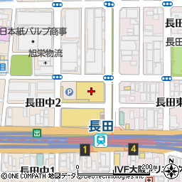 スポーツデポ東大阪長田店周辺の地図