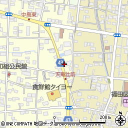 財団法人綿スフ織物検査協会　福田検査所周辺の地図