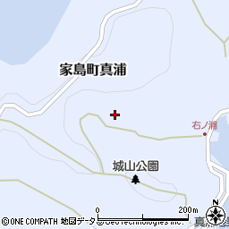 兵庫県姫路市家島町真浦382周辺の地図