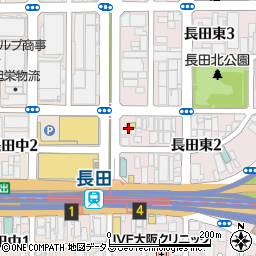 鳥貴族 長田店周辺の地図