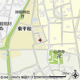 静岡県磐田市東平松834周辺の地図