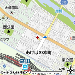 セブンイレブン益田あけぼの本町店周辺の地図