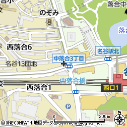 神戸市立駐輪場名谷駅前西自転車駐車場周辺の地図