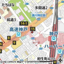 神戸楠公前ビル周辺の地図