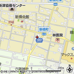 静岡県浜松市中央区新橋町1470周辺の地図