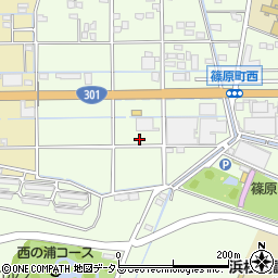 静岡県浜松市中央区篠原町23349周辺の地図