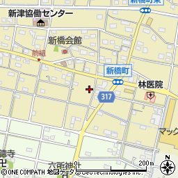 静岡県浜松市中央区新橋町1472周辺の地図