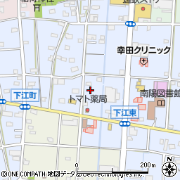 静岡県浜松市中央区下江町309周辺の地図