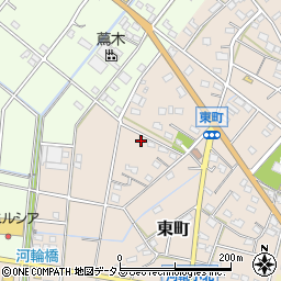 静岡県浜松市中央区東町439周辺の地図