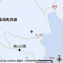 兵庫県姫路市家島町真浦418周辺の地図