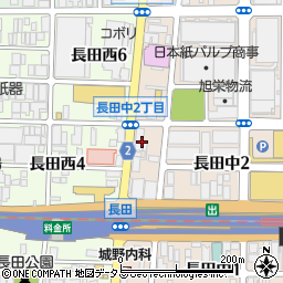 大阪府東大阪市長田中2丁目1-11周辺の地図
