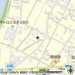 静岡県浜松市中央区白羽町287周辺の地図