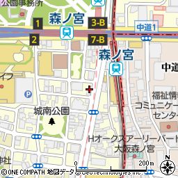 ドコモショップ森ノ宮店周辺の地図