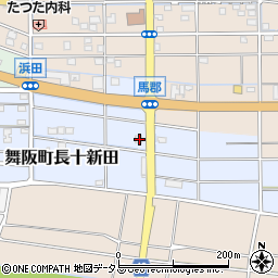 静岡県浜松市中央区舞阪町長十新田395周辺の地図