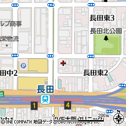 ファミリーマート長田東二丁目店周辺の地図