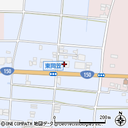静岡県袋井市東同笠465周辺の地図