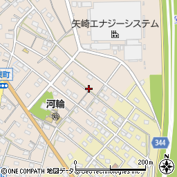 静岡県浜松市中央区東町周辺の地図