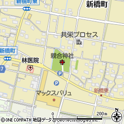 親合神社周辺の地図